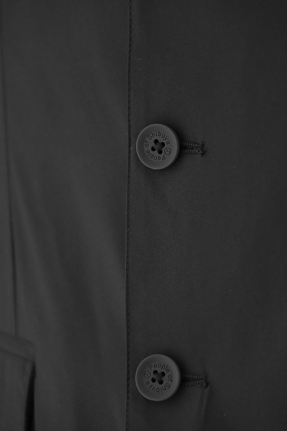 People of Shibuya Man Black Formal Jacket
