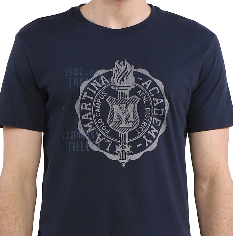 La Martina Man Blue T-shirt & Top