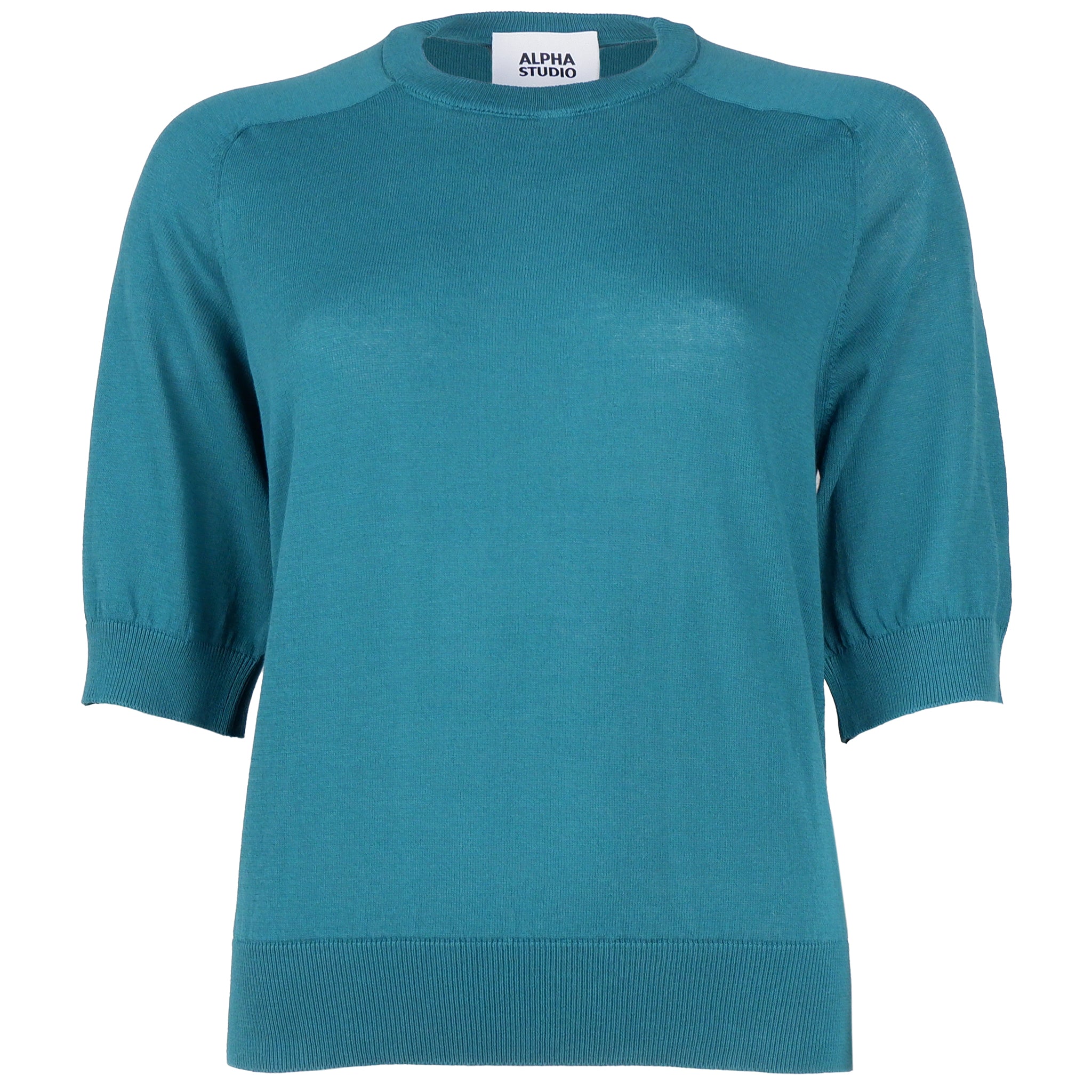 Alpha Studio Woman Green Sweaters
