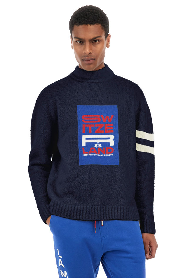 La Martina Man Blue Sweaters