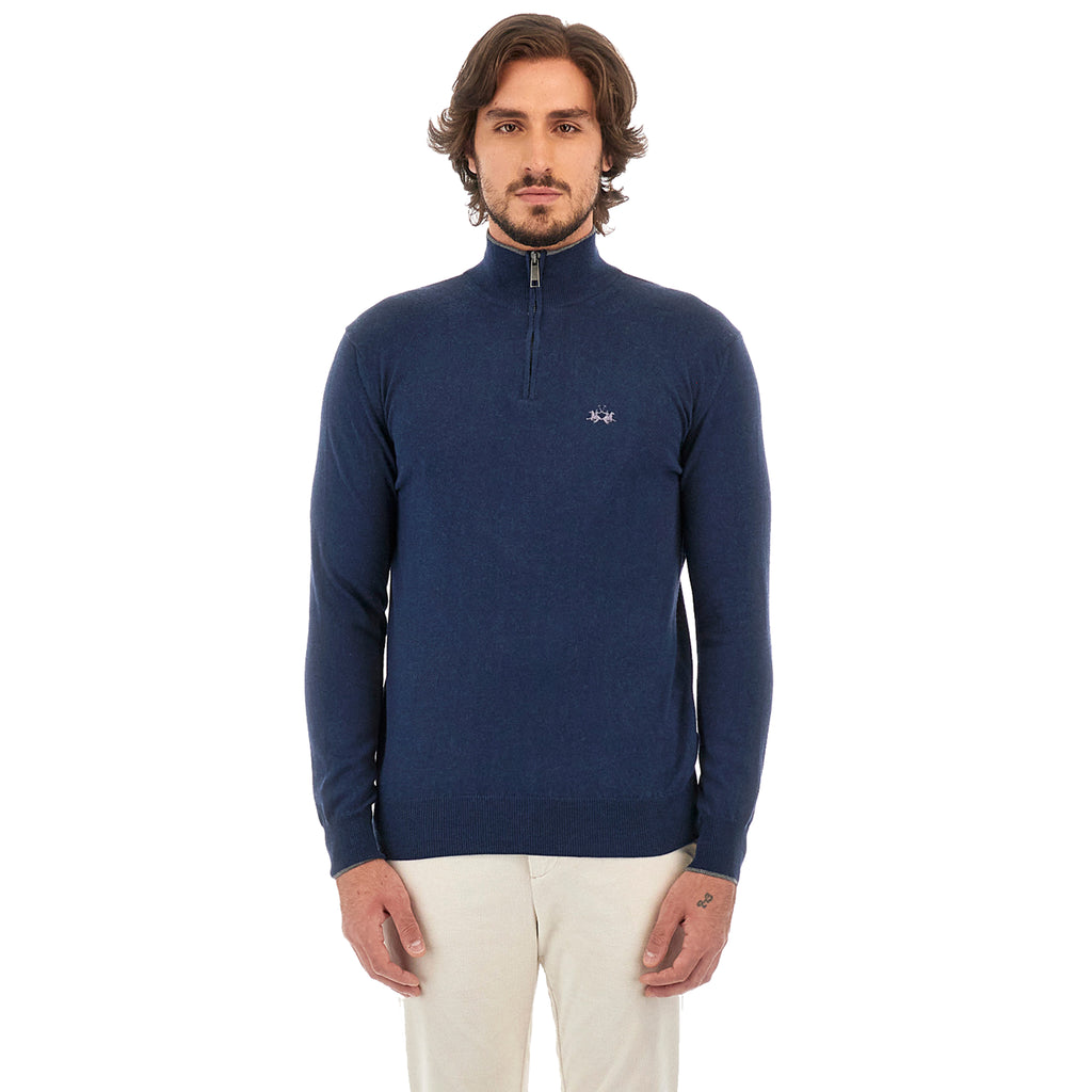 La Martina Man Blue Sweaters
