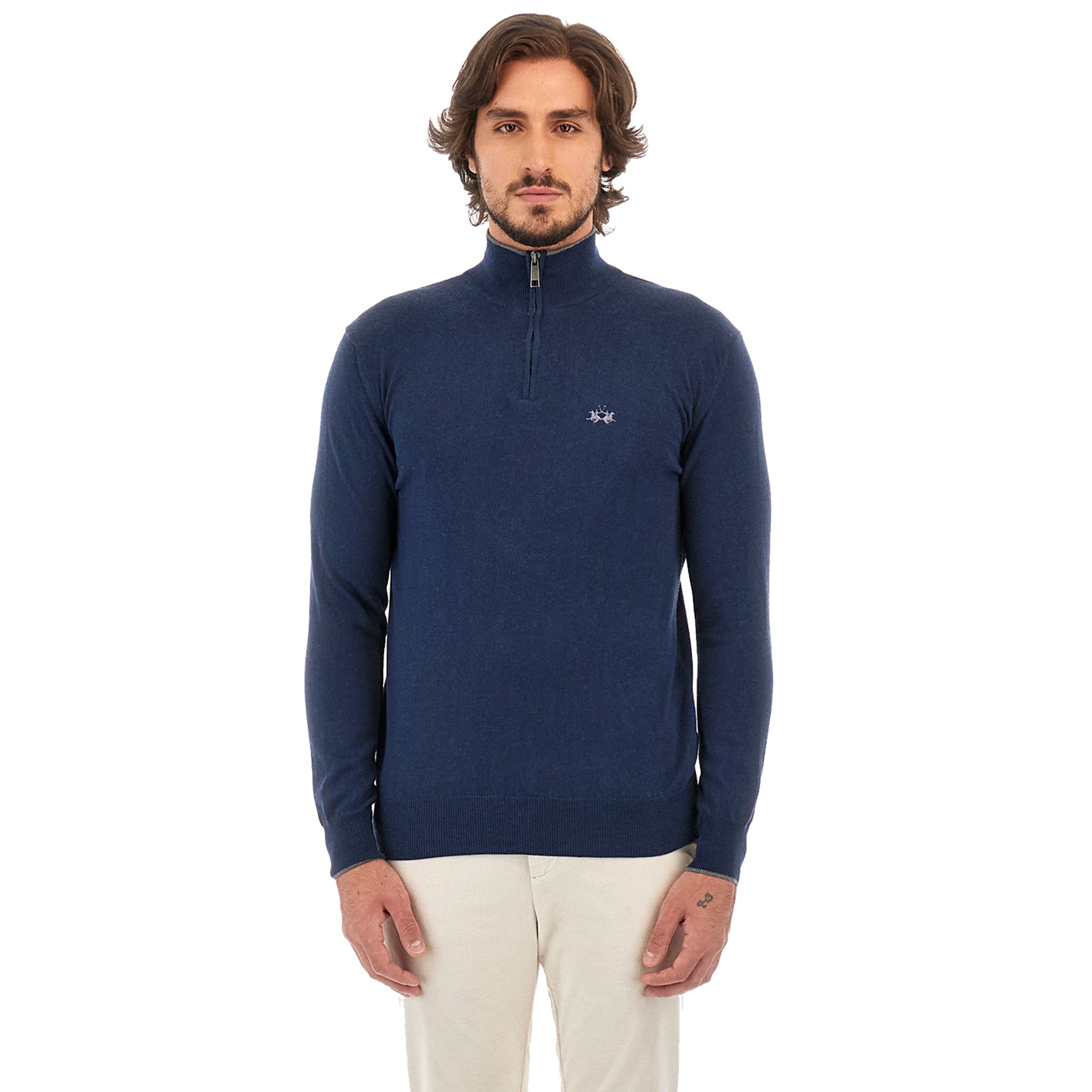 La Martina Man Blue Sweaters