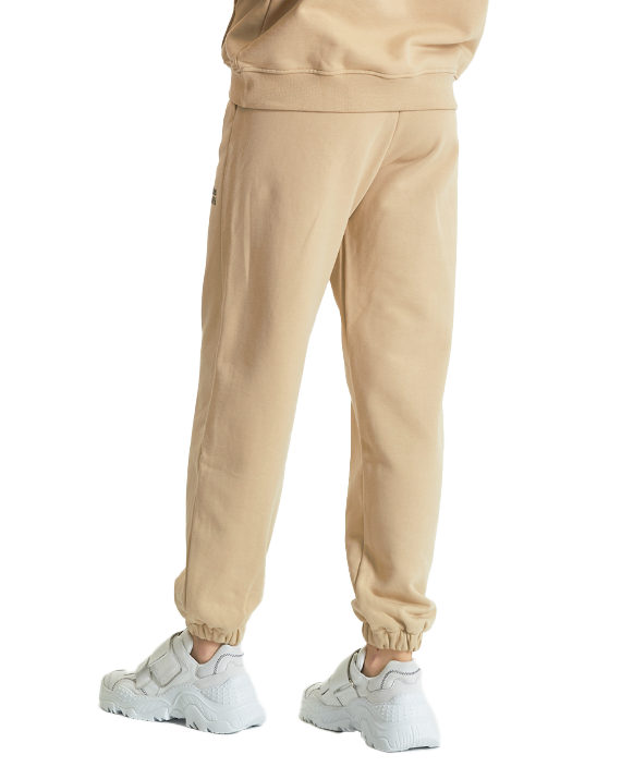 pantaloni felpa beige