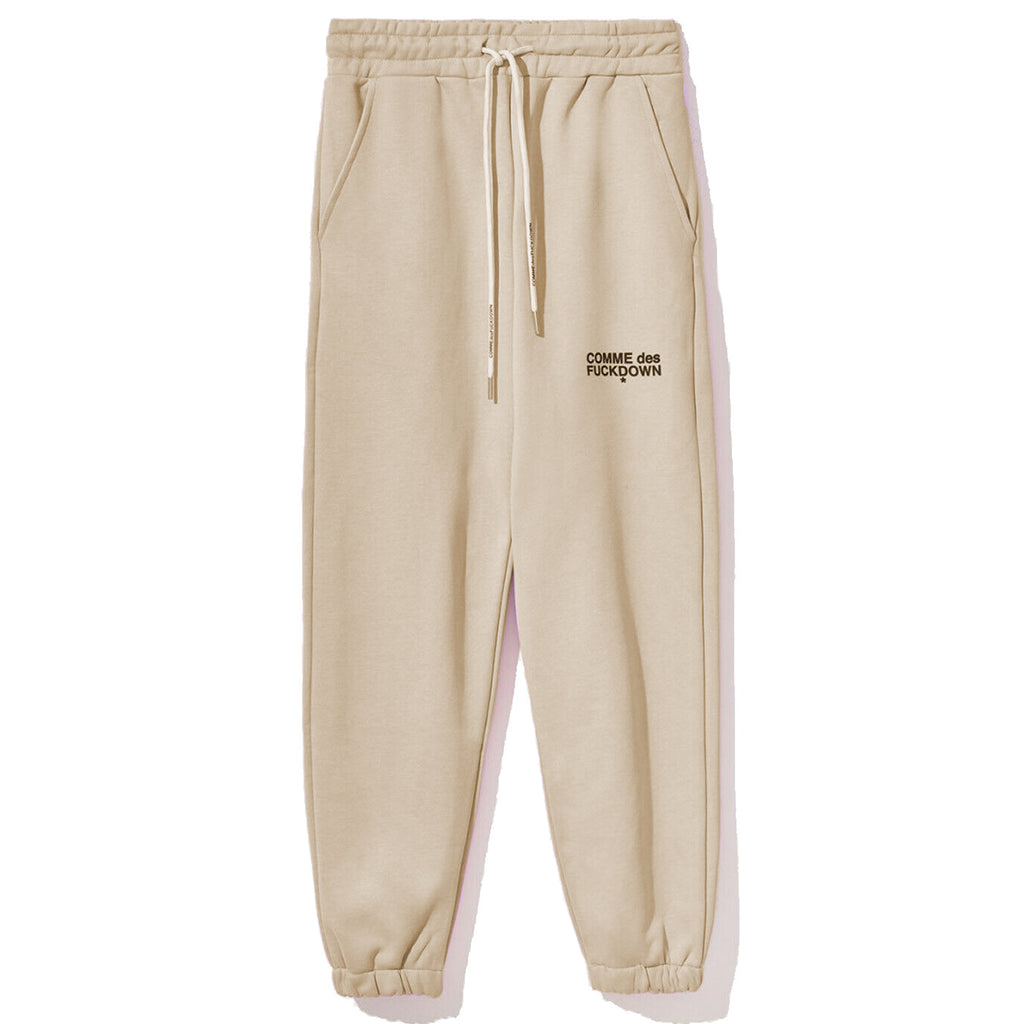 pantaloni felpa beige
