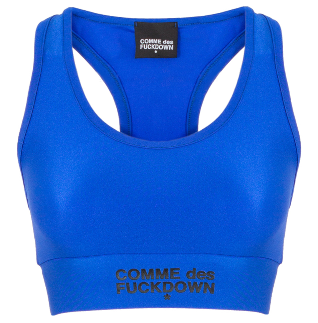 Comme Des Fuckdown Woman Blue T-shirt & Top