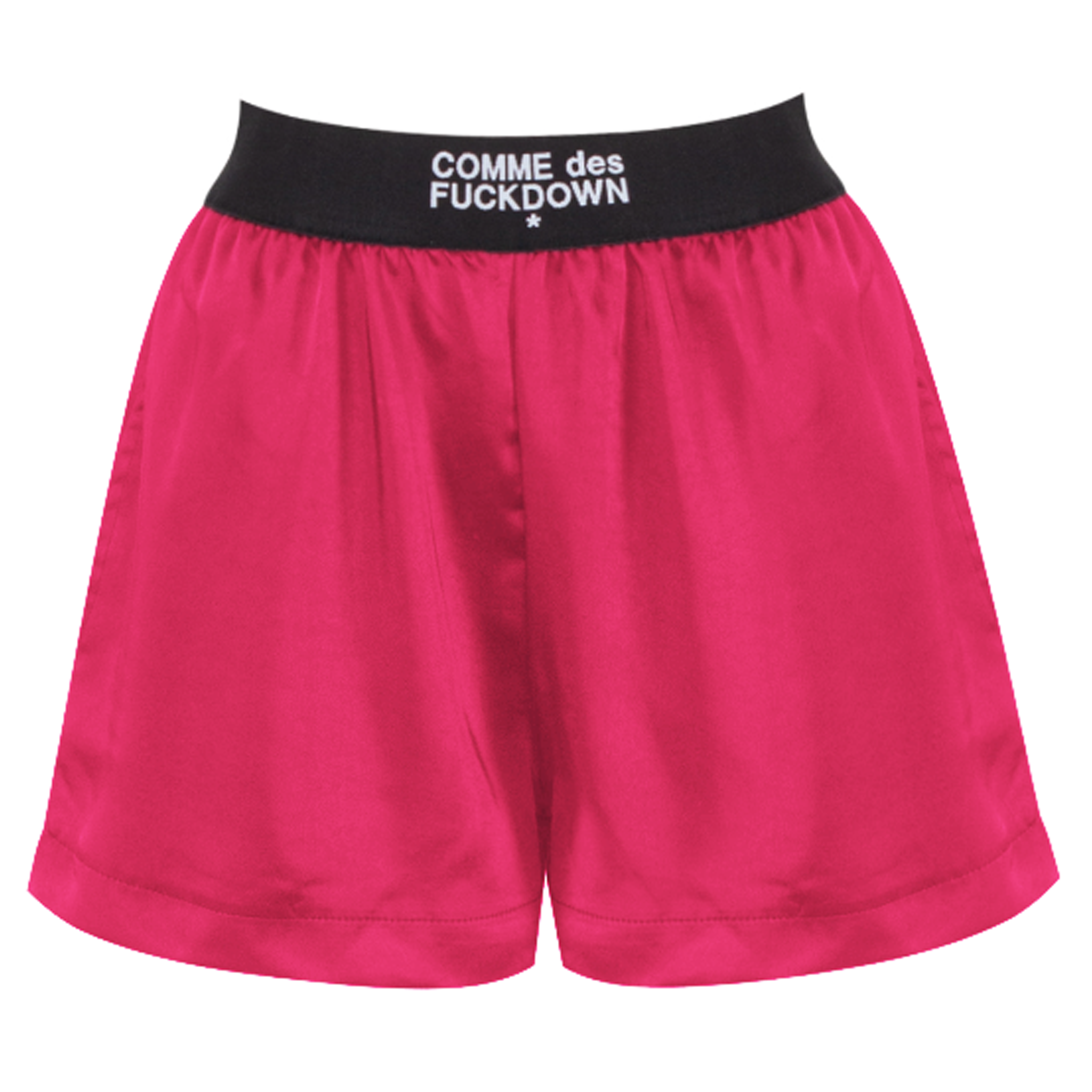 Comme Des Fuckdown Woman Fuchsia shorts