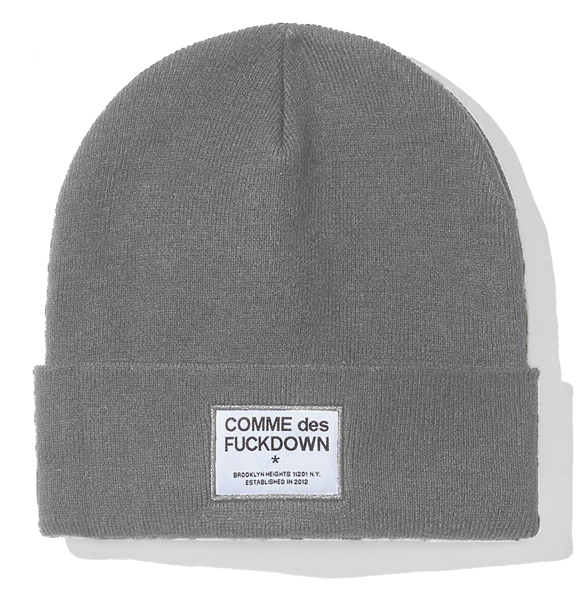 Comme Des Fuckdown Man Grey Hats