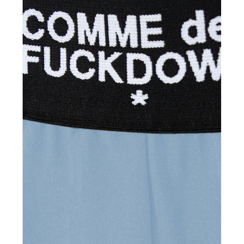 Comme Des Fuckdown Woman Light Blue Trousers