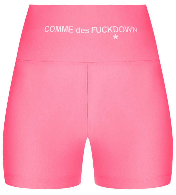 Comme Des Fuckdown Woman Pink shorts