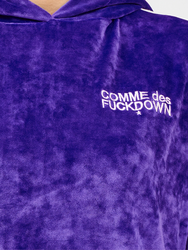 Comme Des Fuckdown Woman Purple Sweatshirts