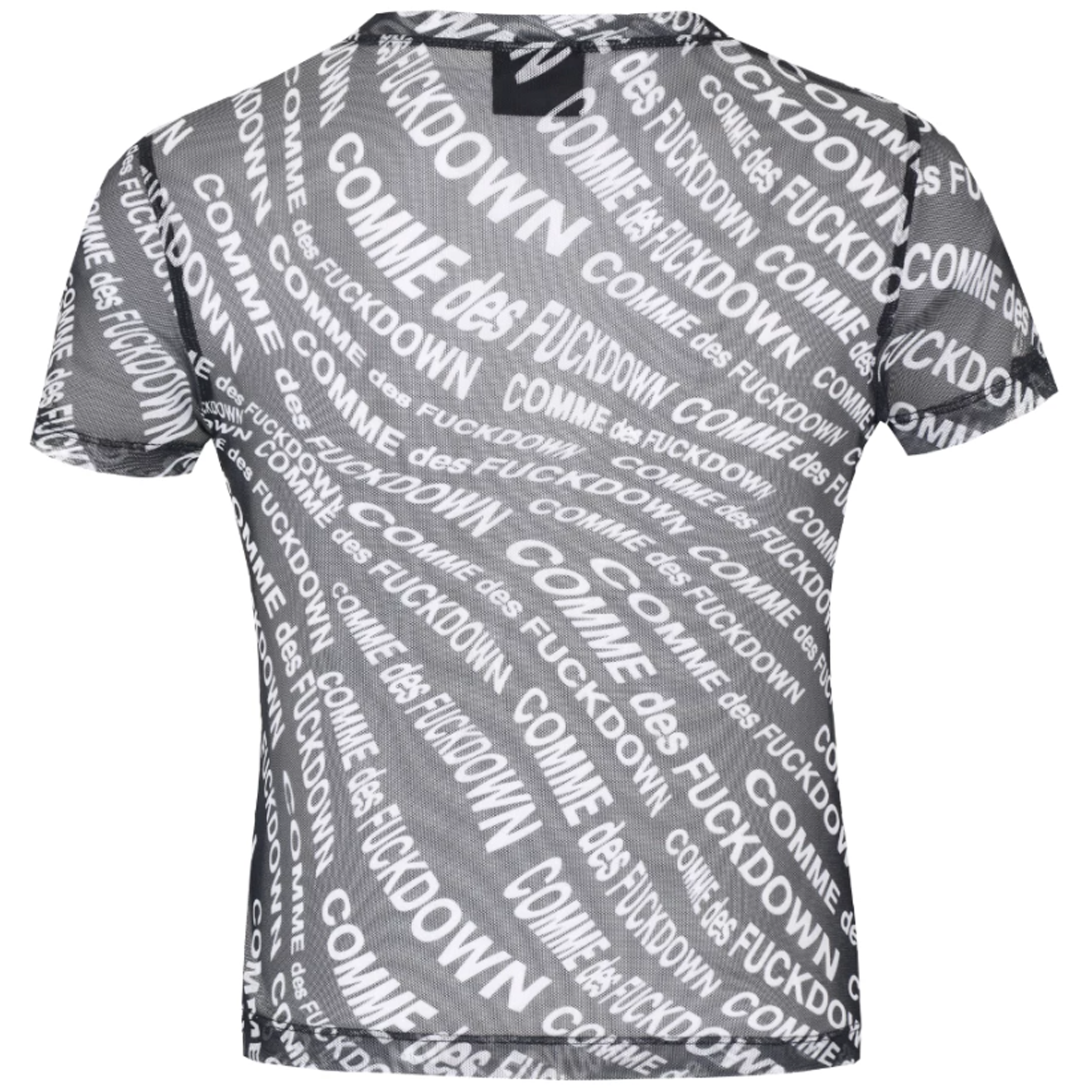 Comme Des Fuckdown Woman Black T-shirt & Top