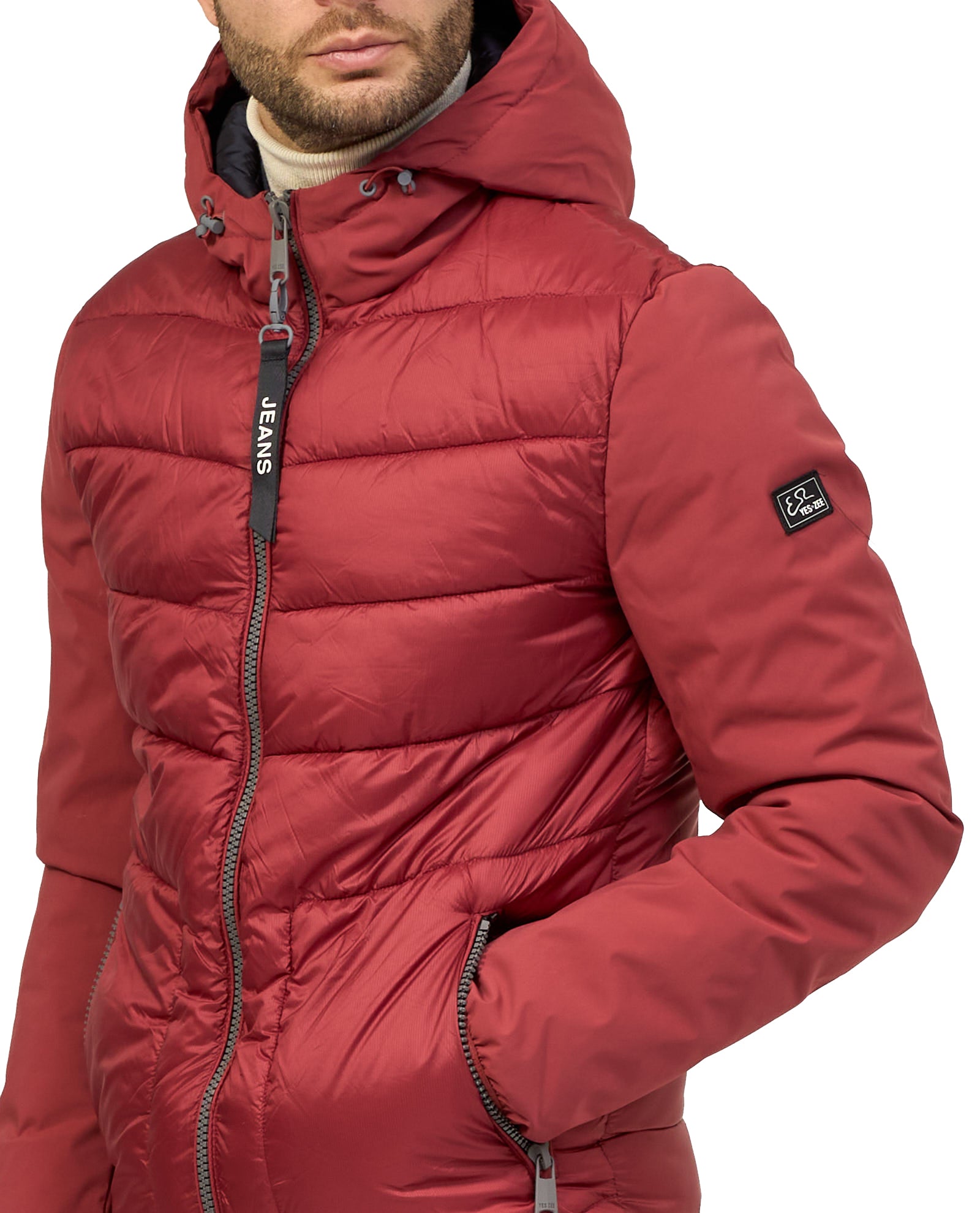 nylon red jacket