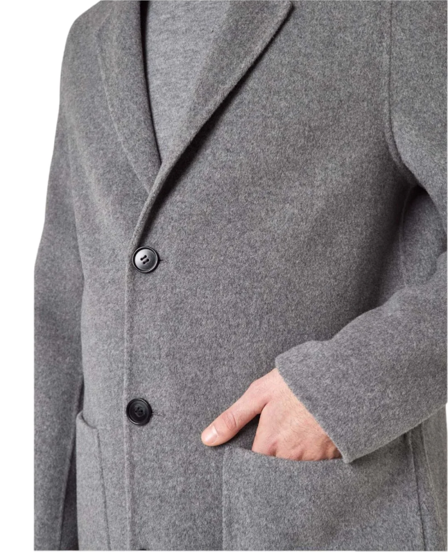 Alpha Studio Man Grey Coats