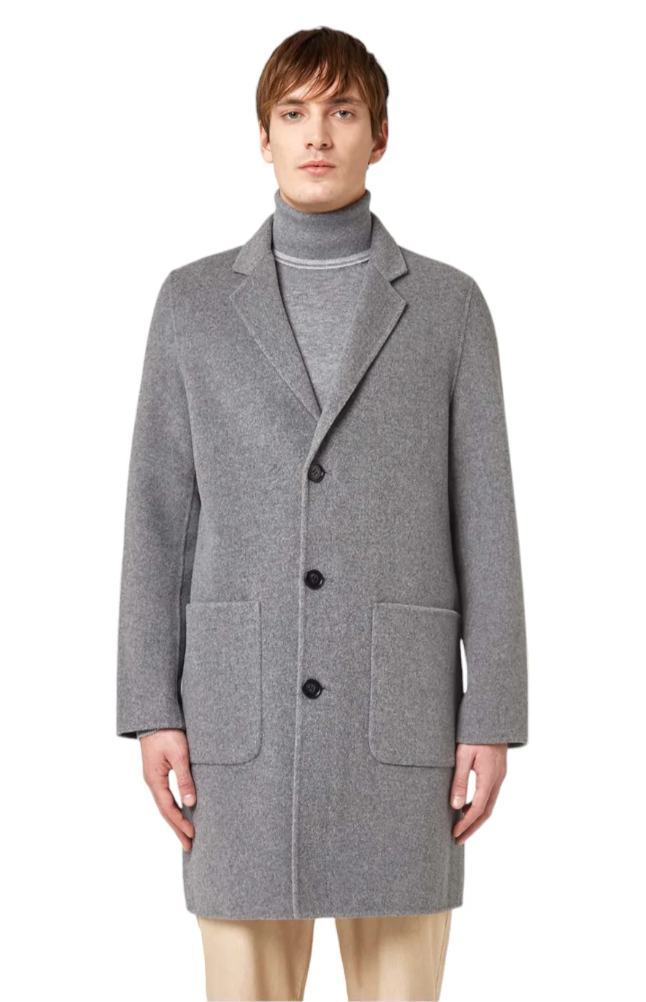 Alpha Studio Man Grey Coats