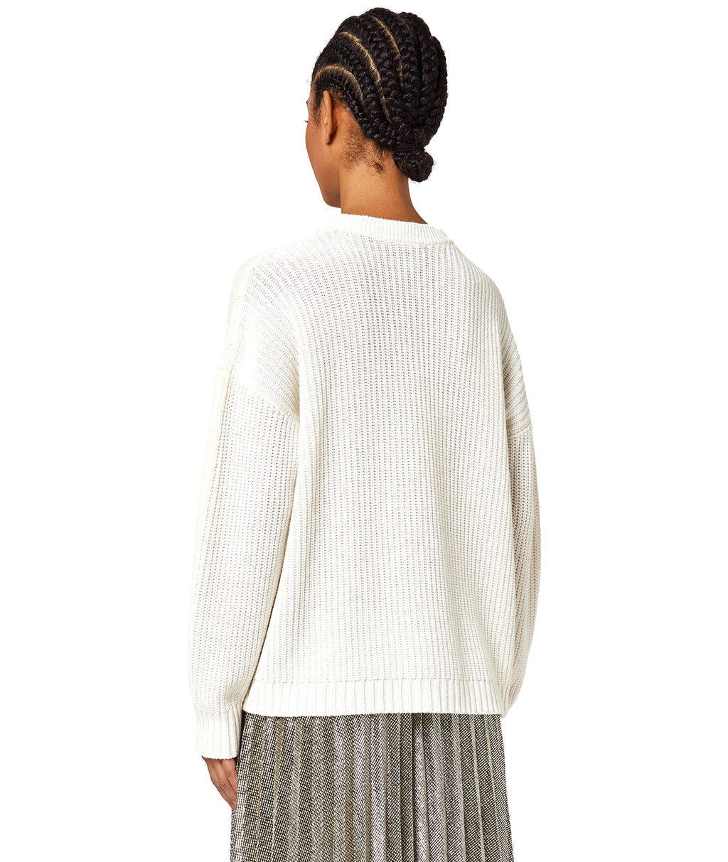 Alpha Studio Woman White Sweaters
