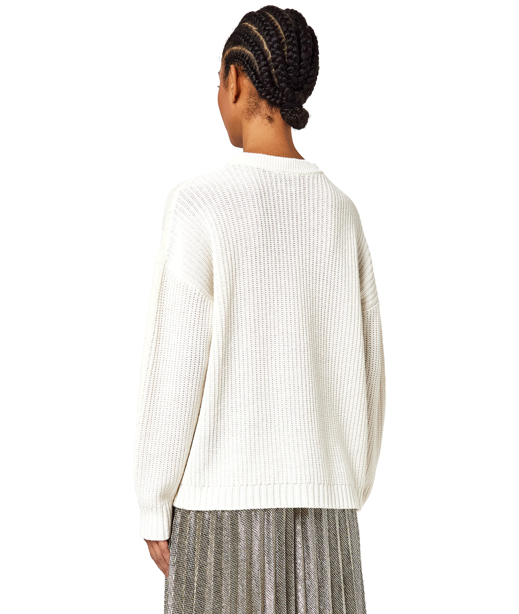 Alpha Studio Woman White Sweaters