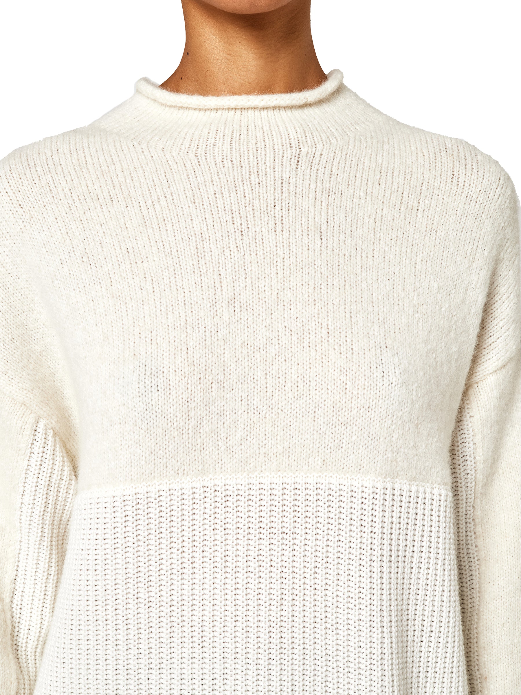 Alpha Studio Woman White Sweaters