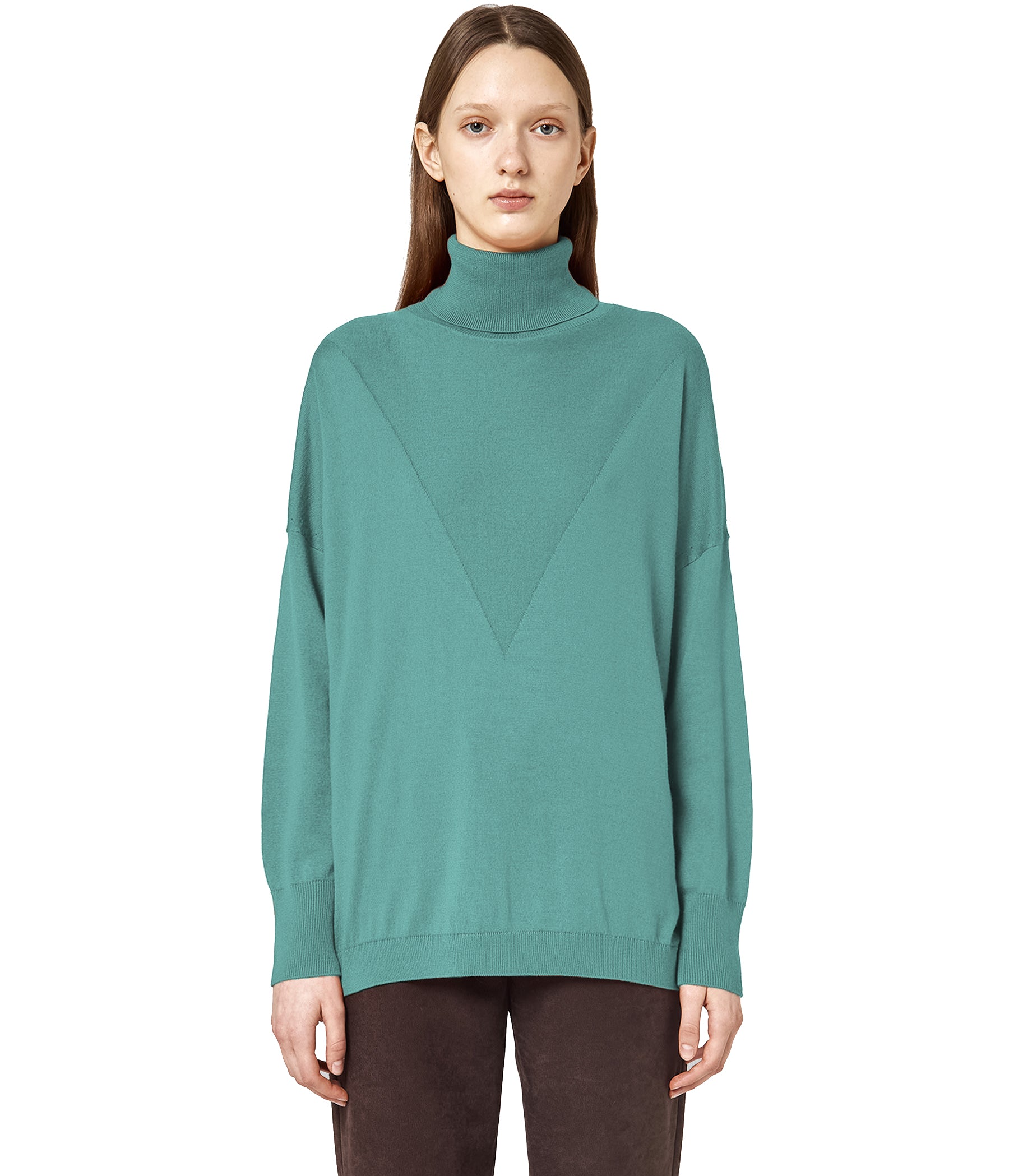 Alpha Studio Woman Green Sweaters
