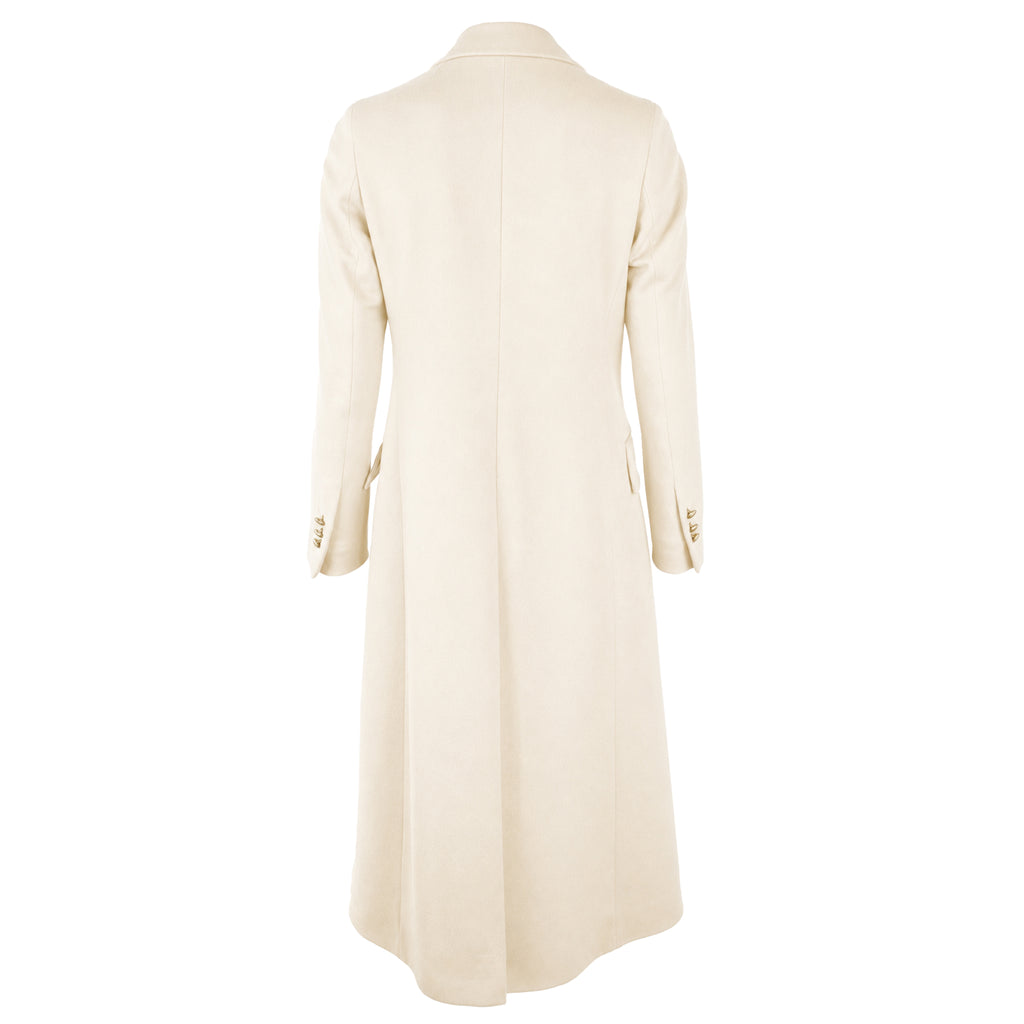 Loro Piana Fabric Woman Coat Double-Breasted Beige
