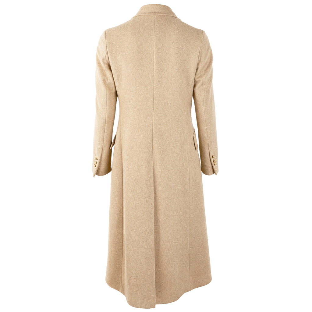 Loro Piana Fabric Woman Coat Double-Breasted Beige