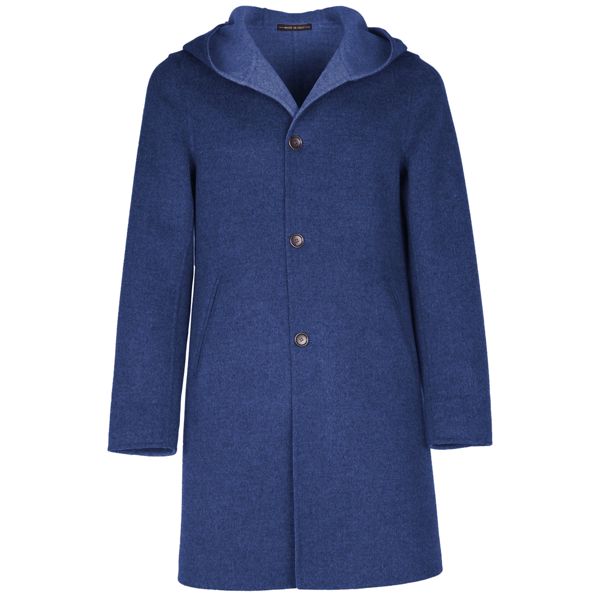 Loro Piana Fabric Man Blue Coats