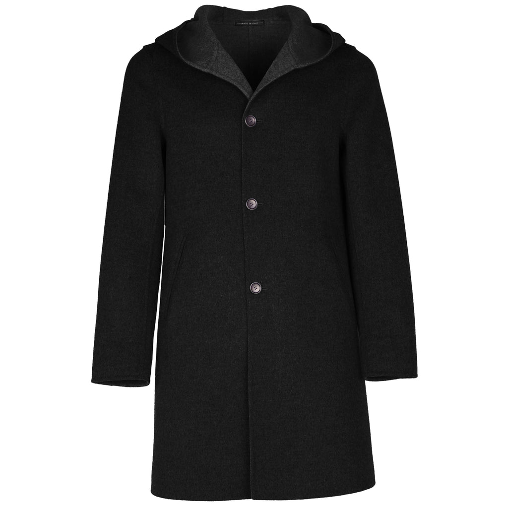 Loro Piana Fabric Man Black Coats