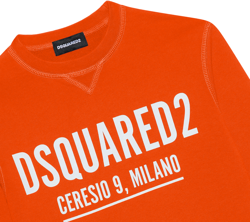 Dsquared2 Junior Orange Sweatshirts