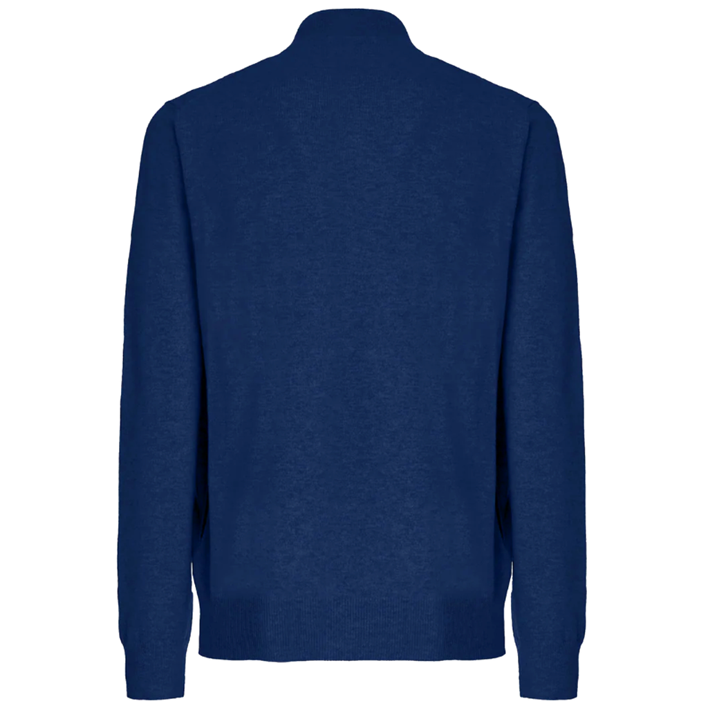cardigan zip zaffiro