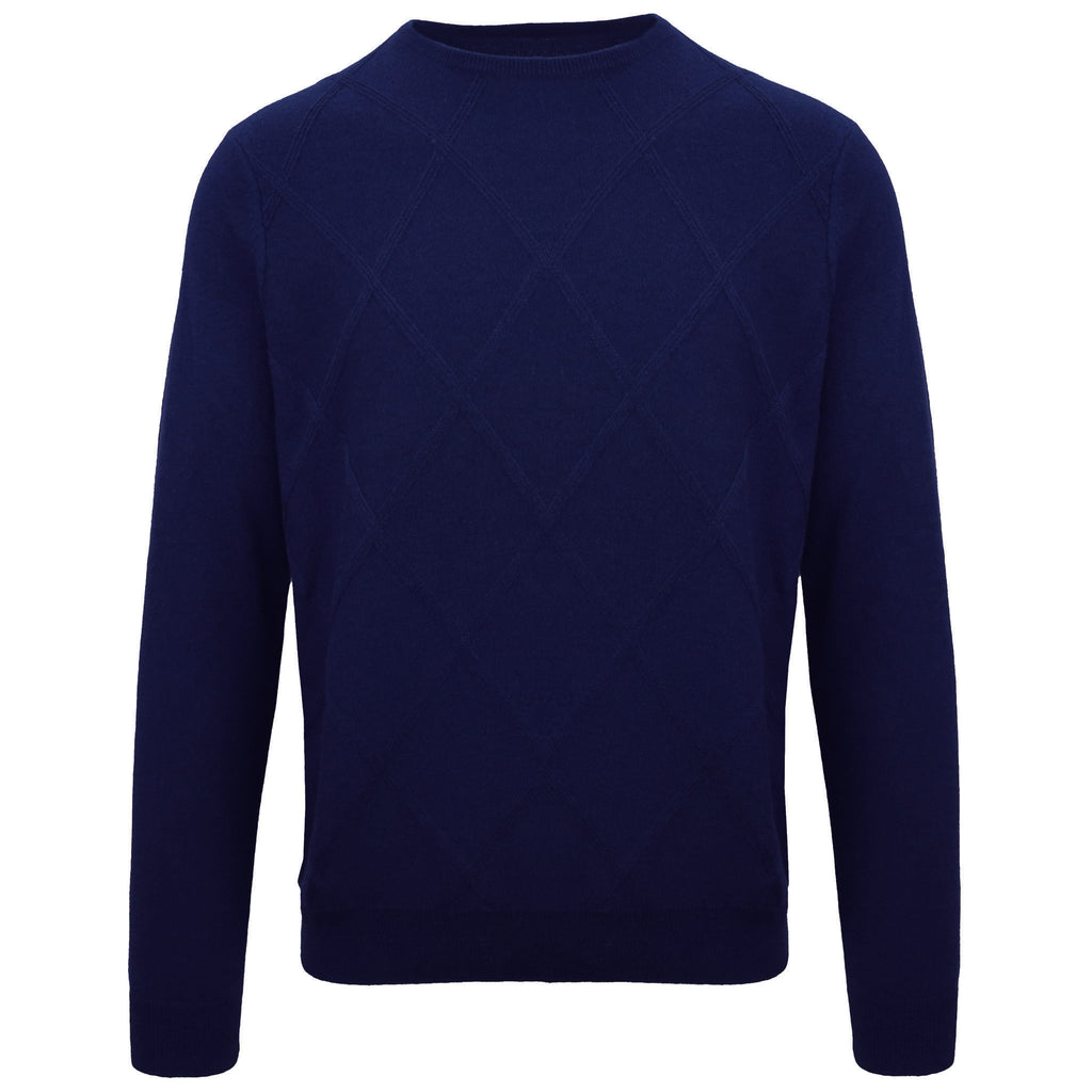 girocollo cashmere navy