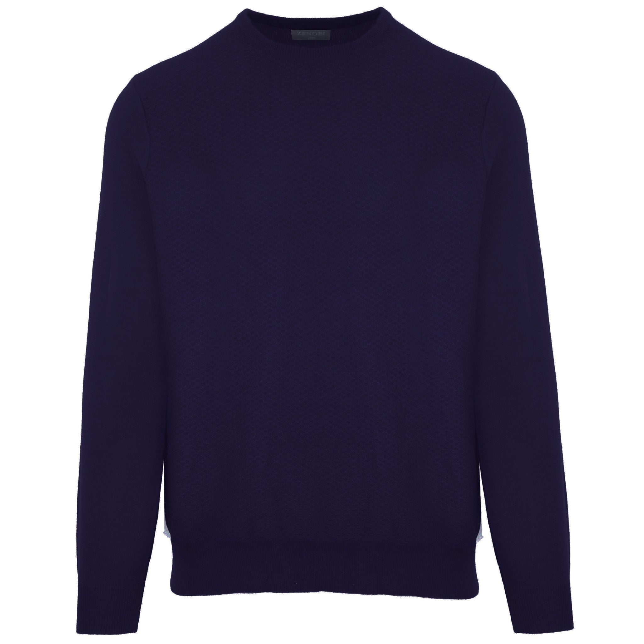 paricollo misto cashmere navy