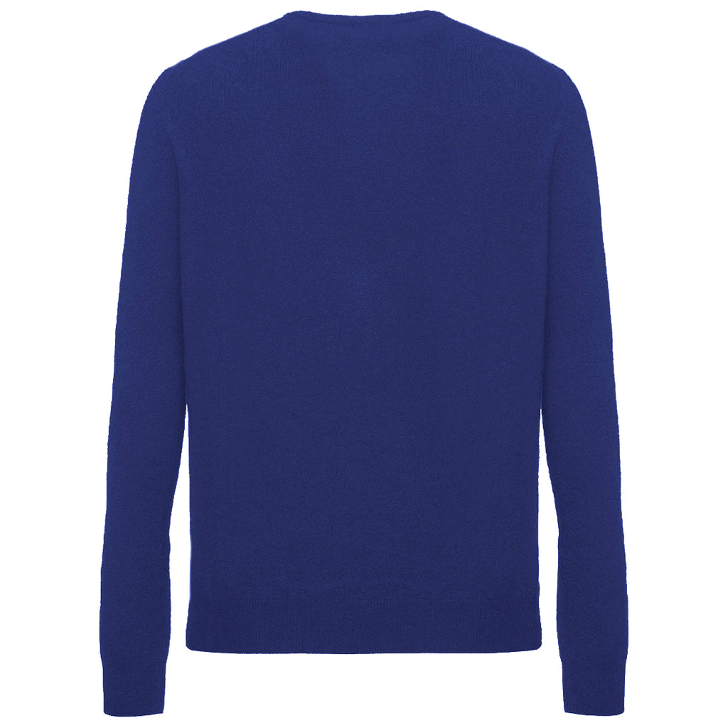 paricollo misto cashmere zaffiro
