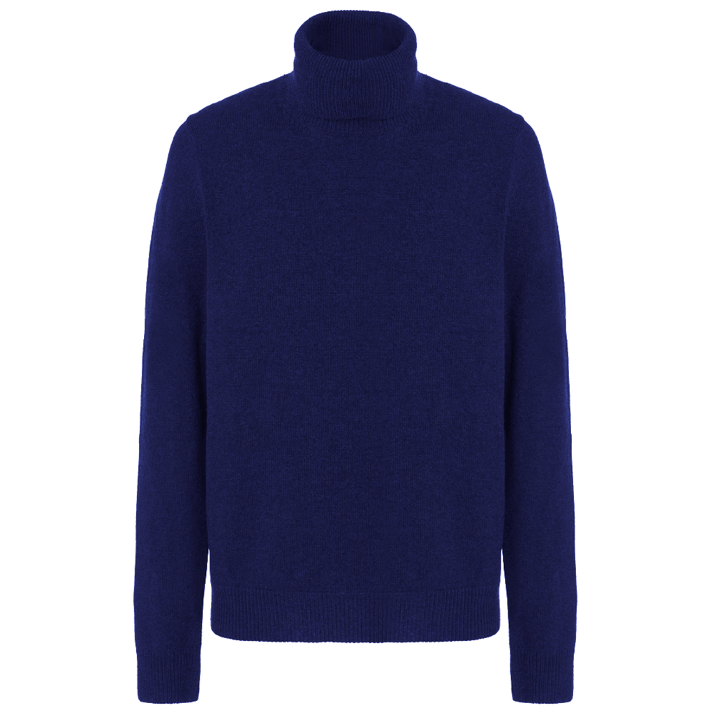 dolcevita misto cashmere navy