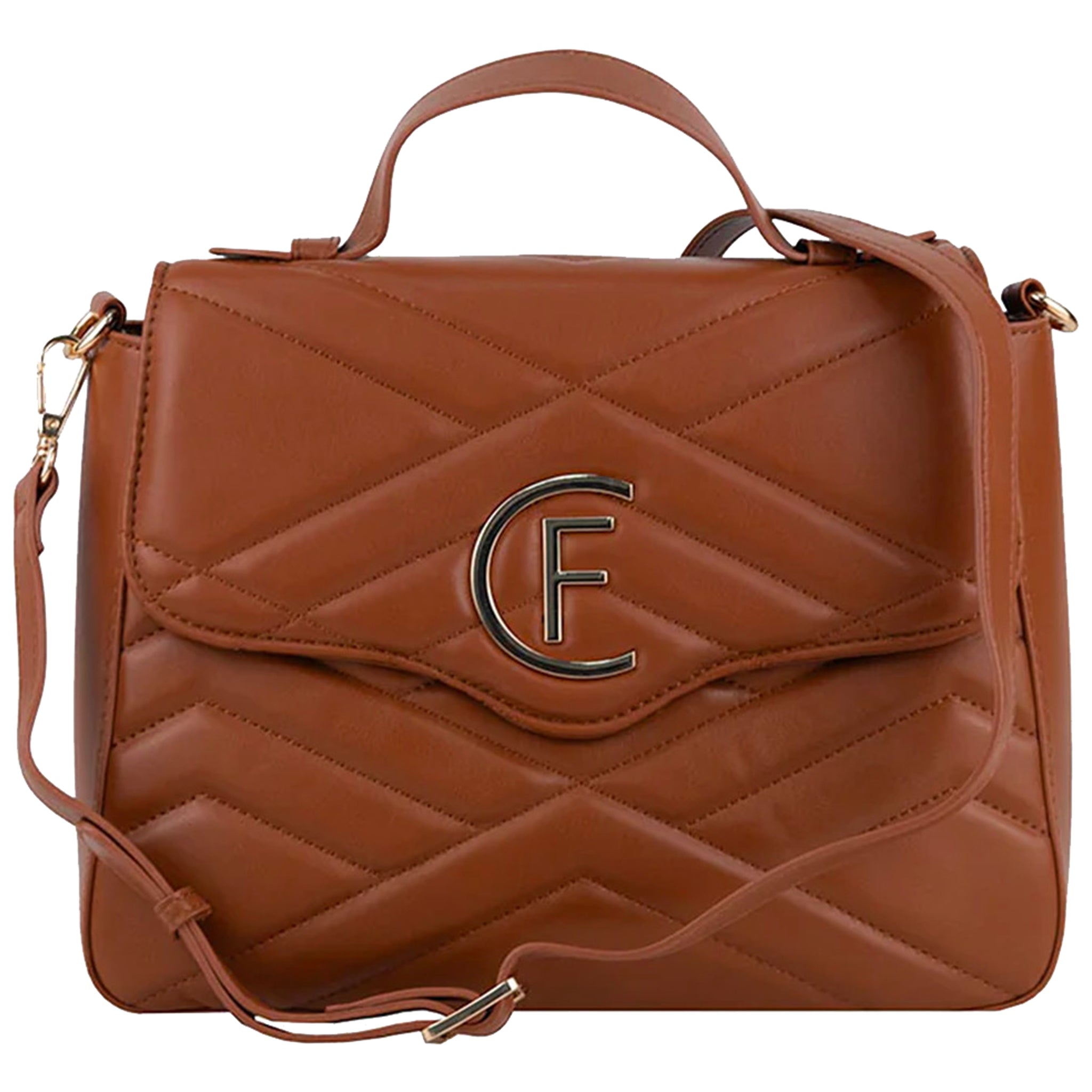 Cristina Effe Woman Brown Crossbody Bags