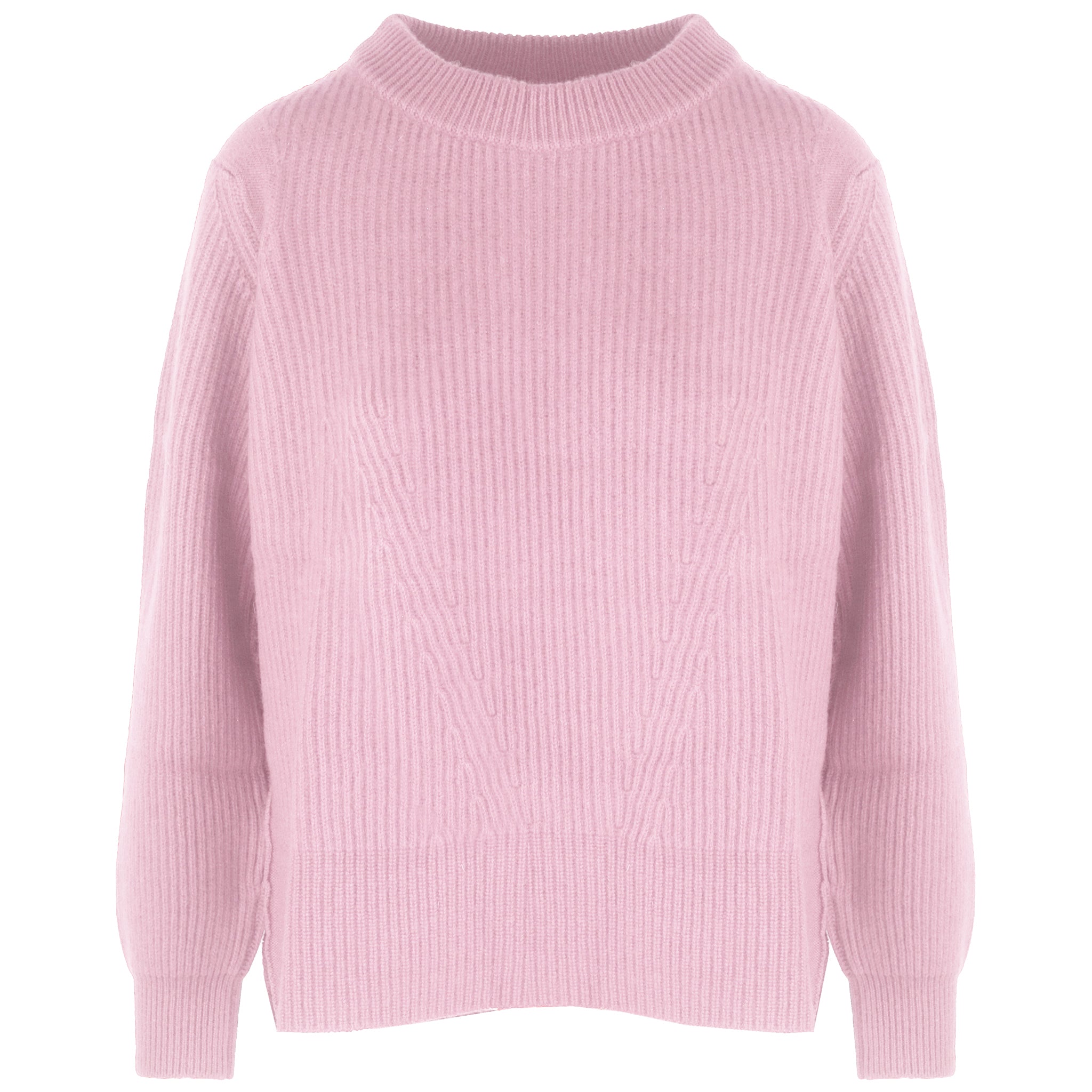 girocollo cashmere malva