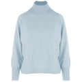 collo alto cashmere acqua
