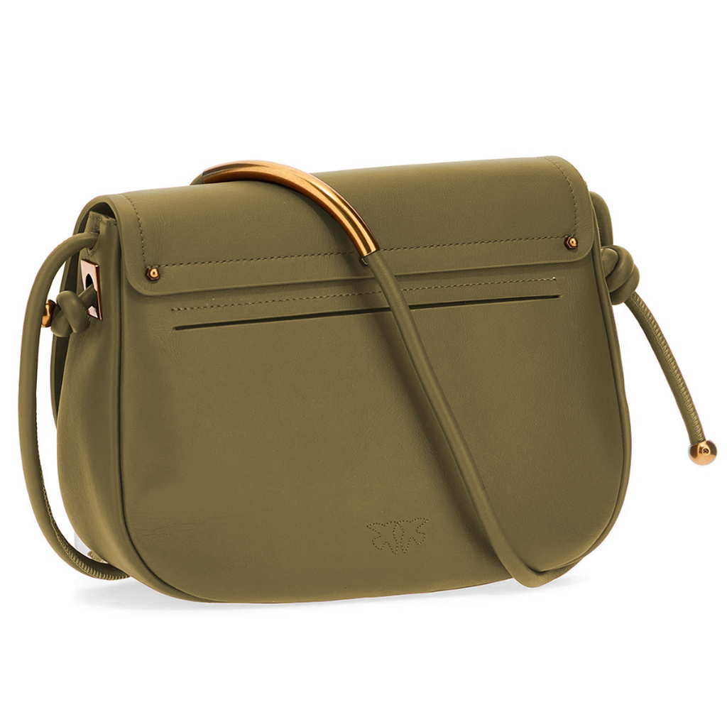 Pinko Woman Green Crossbody Bags