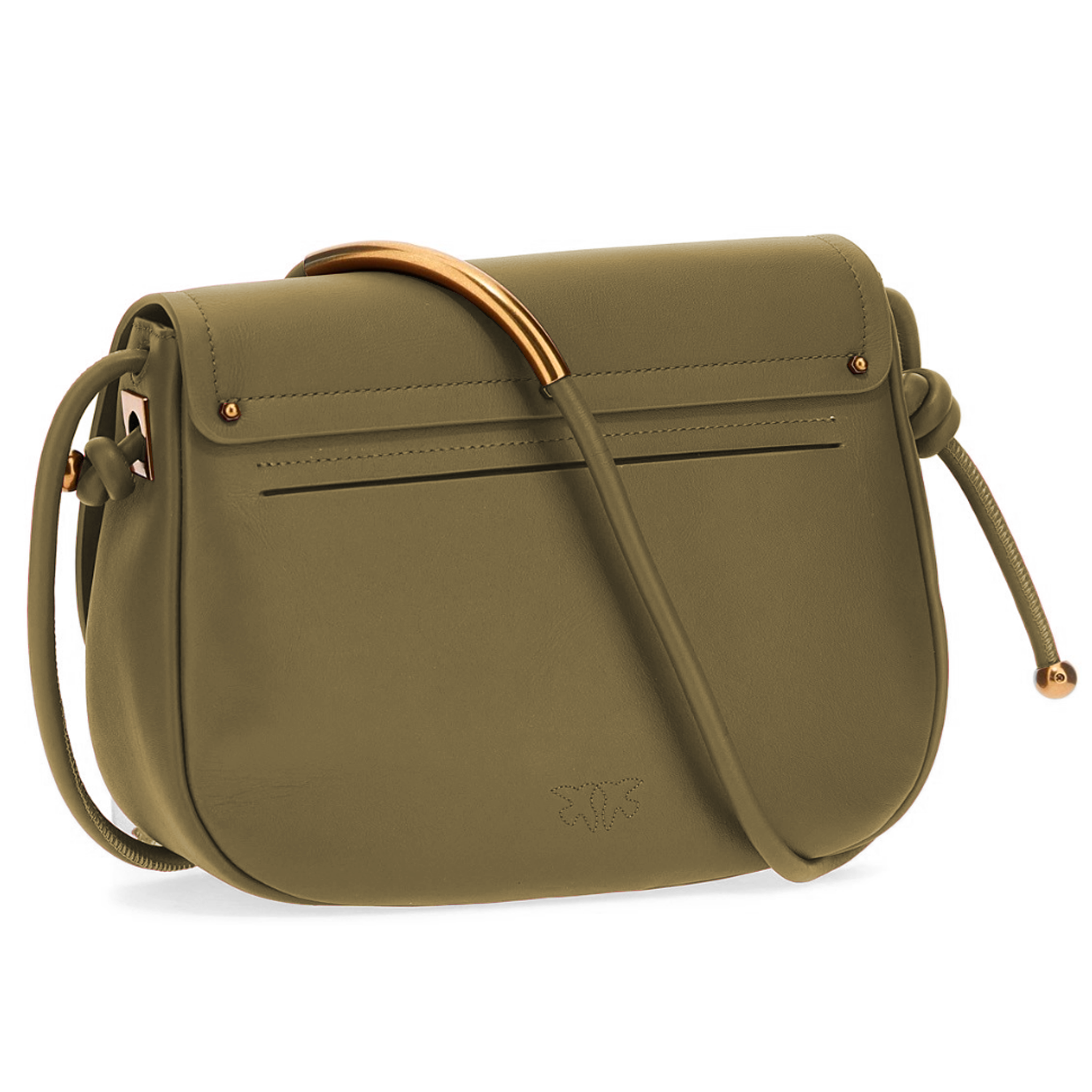 Pinko Woman Green Crossbody Bags