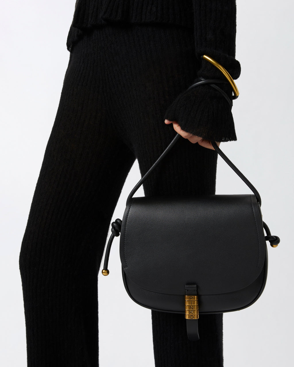 Pinko Woman Black Crossbody Bags