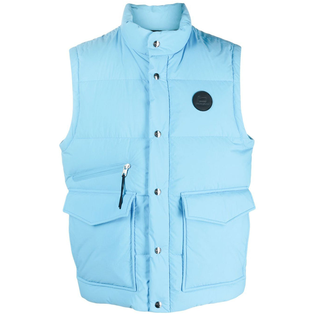 Woolrich Man Light Blue Vest