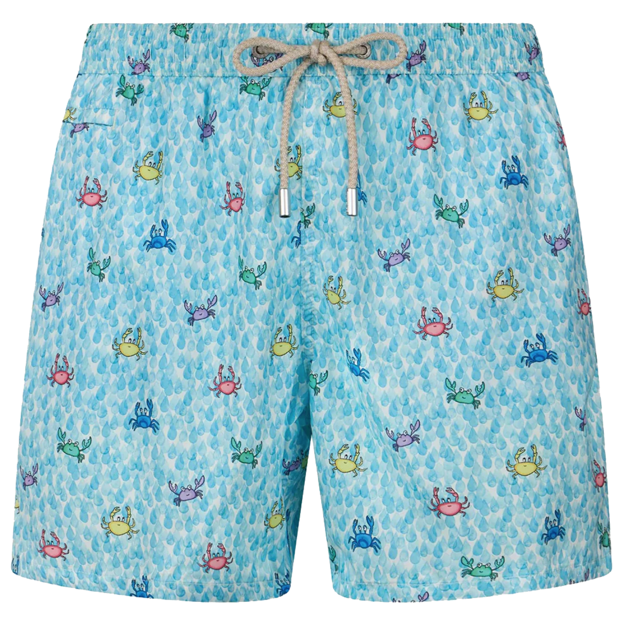 MC2 Saint Barth Man Swimsuit Drop Crab White
