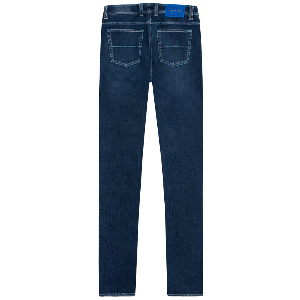 Tramarossa Man Zip Stretch Jeans Blue