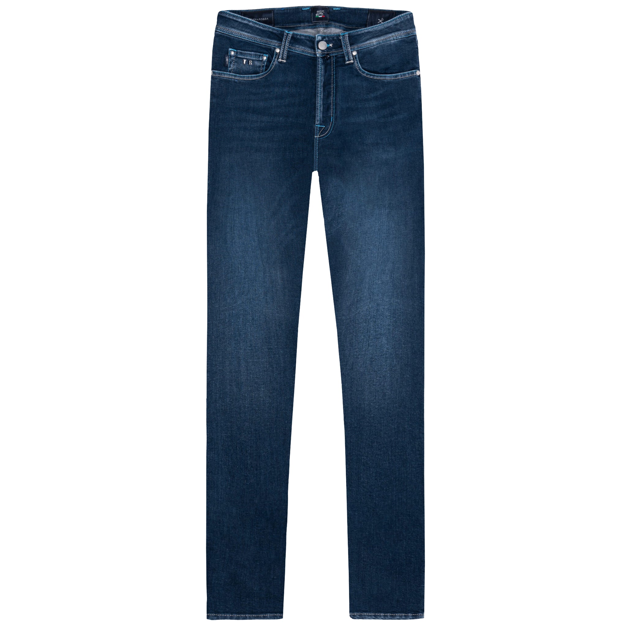 Tramarossa Man Zip Stretch Jeans Blue