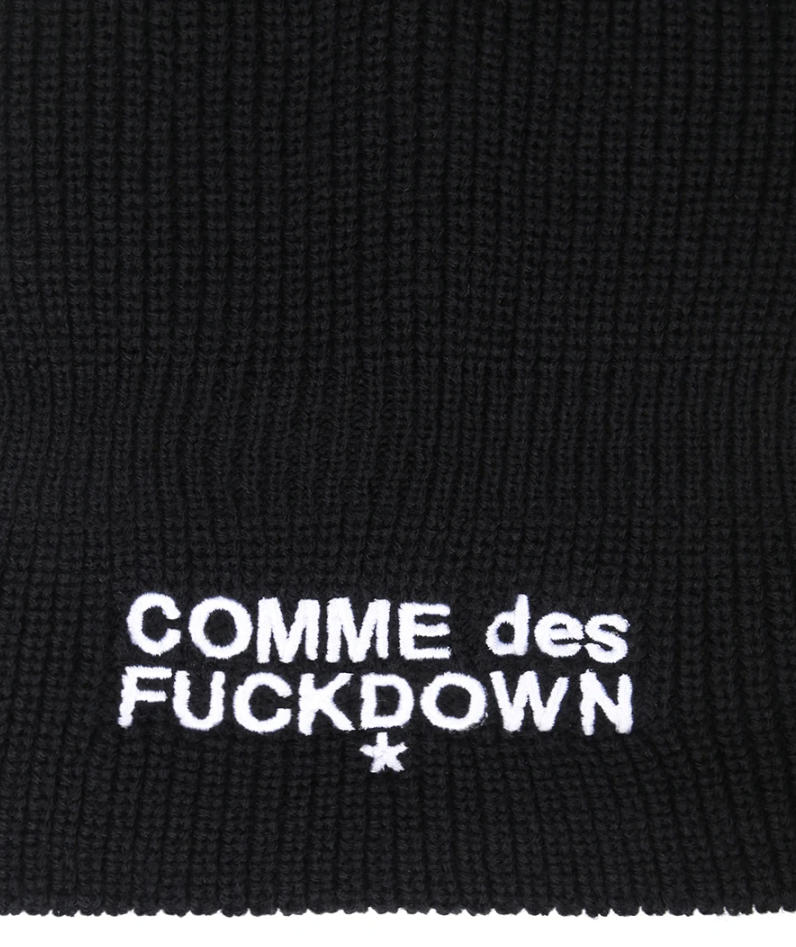 Comme Des Fuckdown Man Black Balaclava