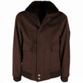 Loro Piana Fabric Man Bomber Coat Brown