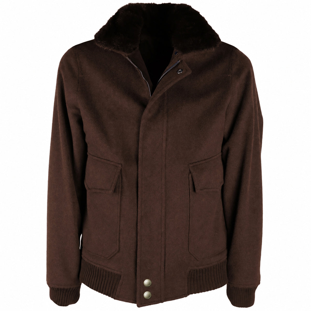 Loro Piana Fabric Man Bomber Coat Brown