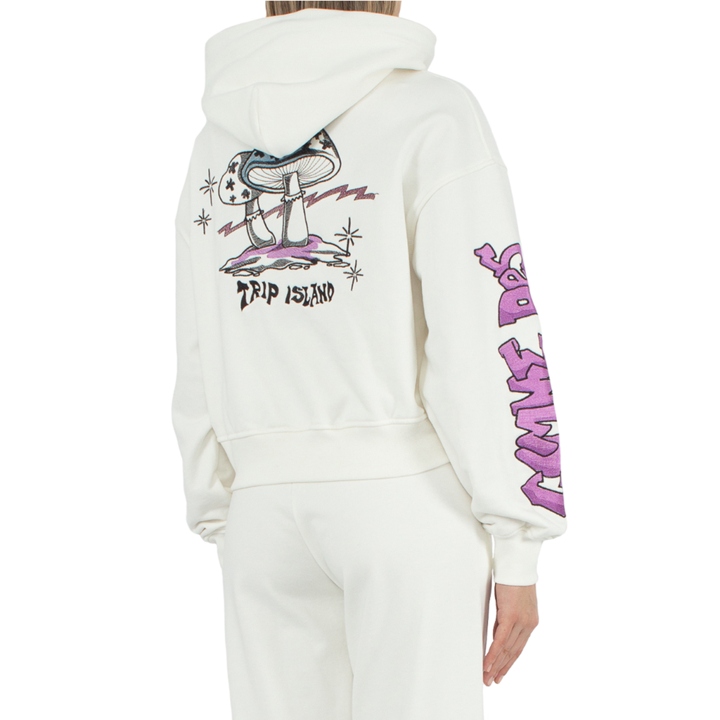Comme Des Fuckdown Woman White Sweatshirts