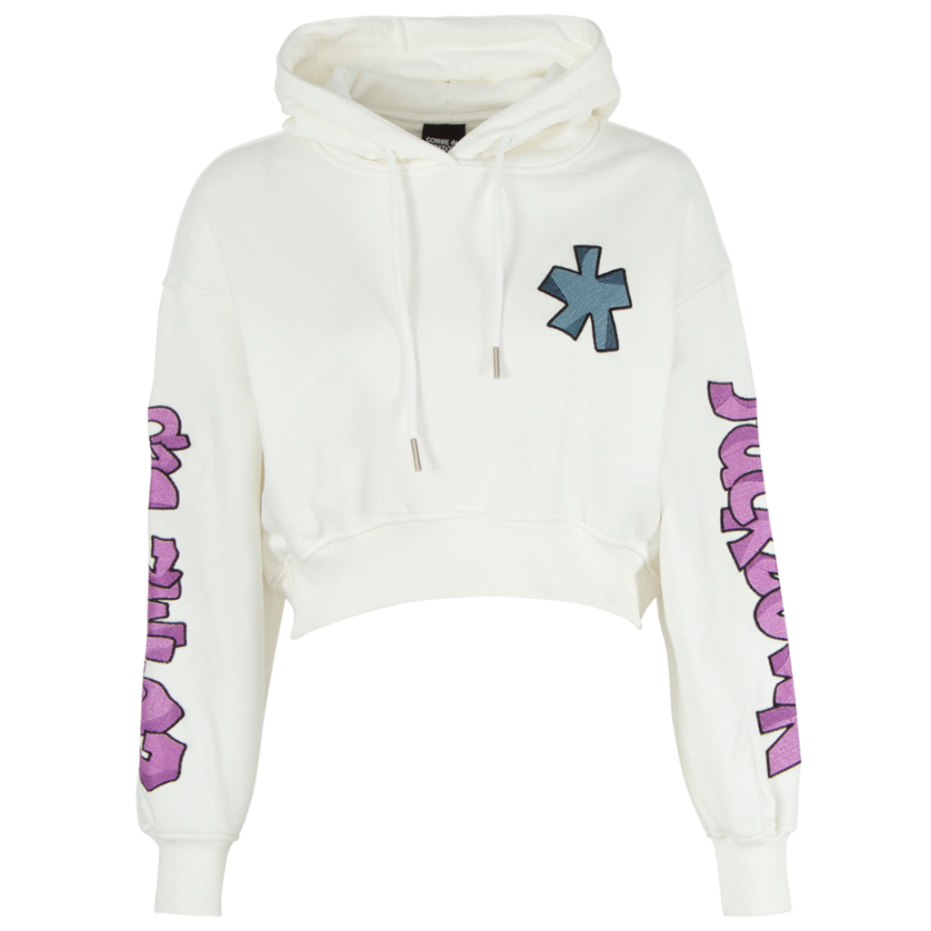 Comme Des Fuckdown Woman White Sweatshirts