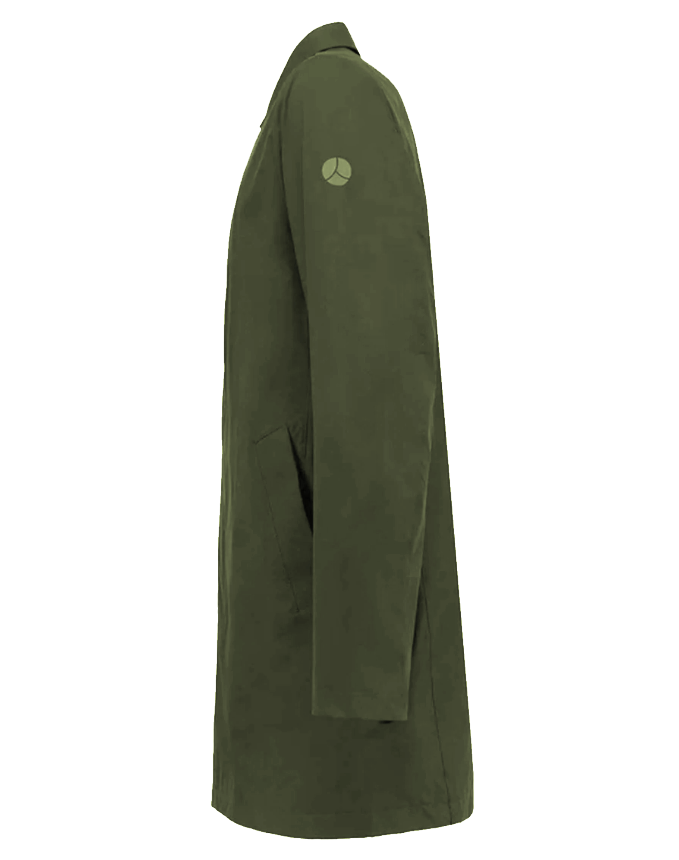 trench toshiro verde