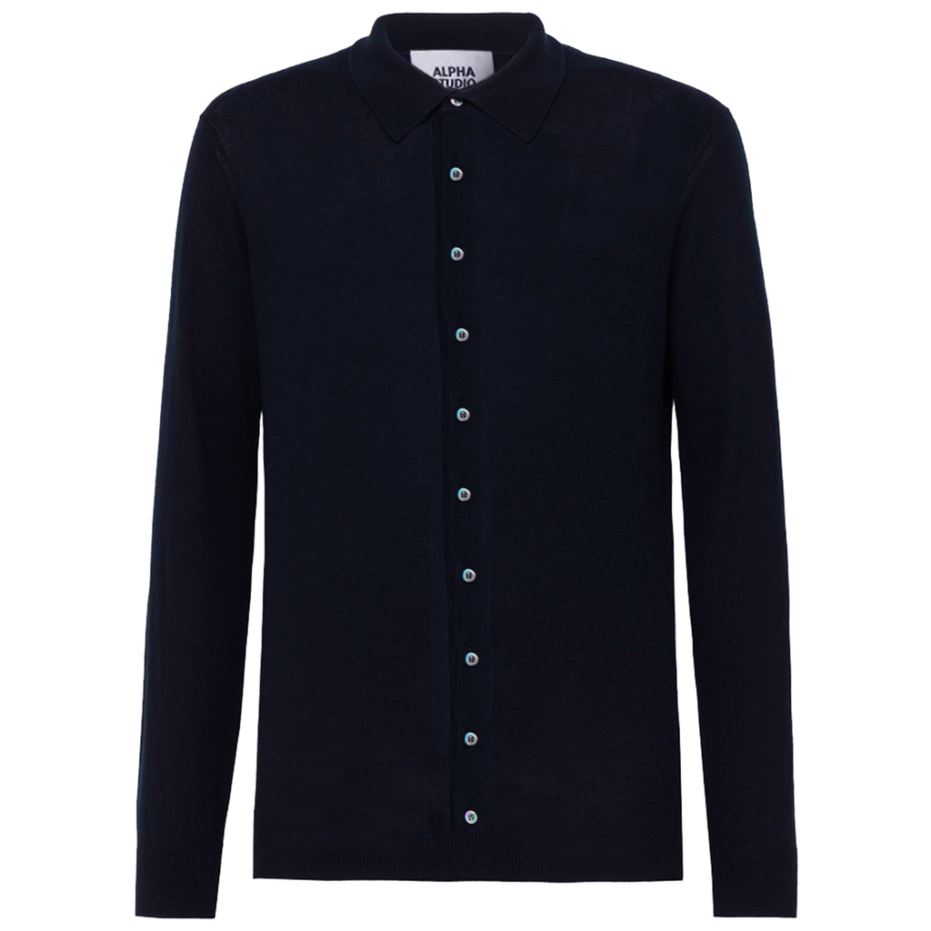 Alpha Studio Man Blue Shirts