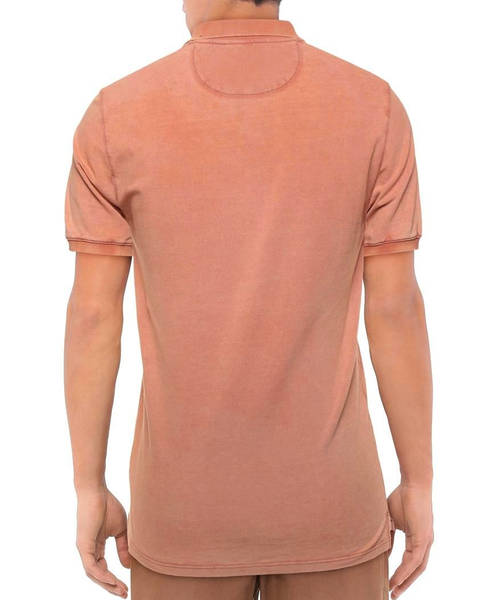 Alpha Studio Man Polo Dye Pink